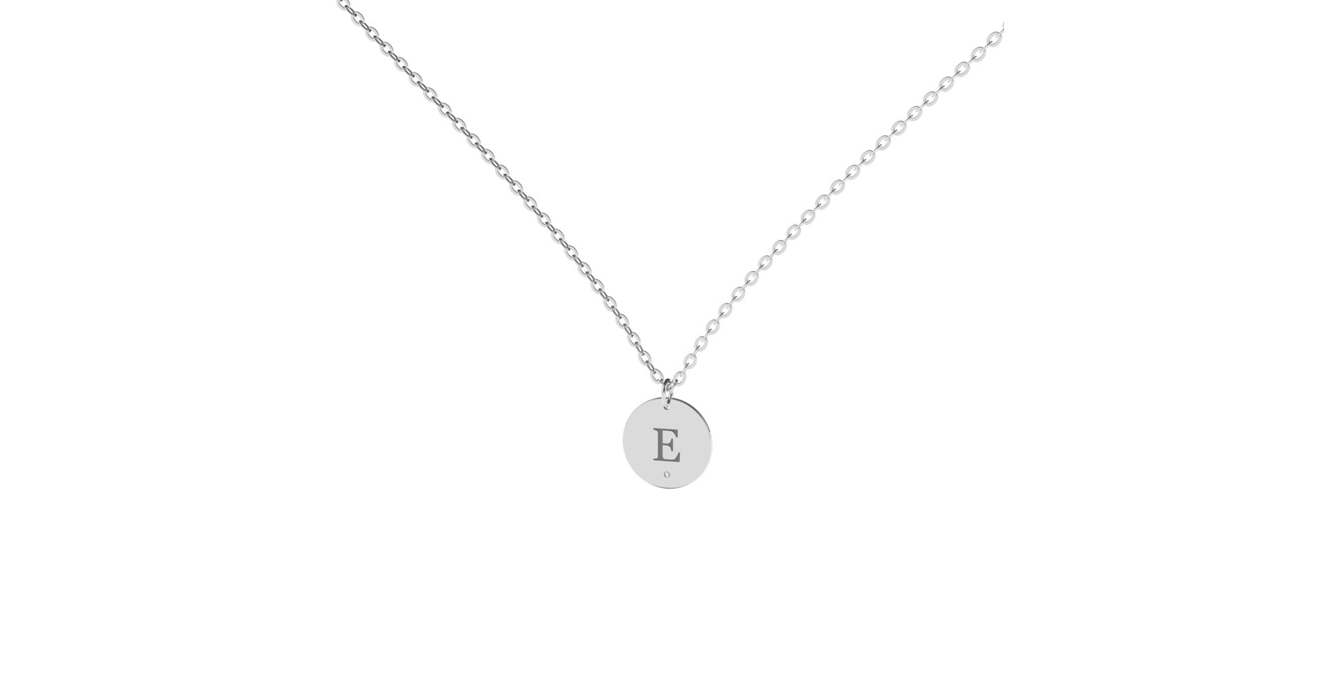 Náhrdelník s diamantom Little Coins E