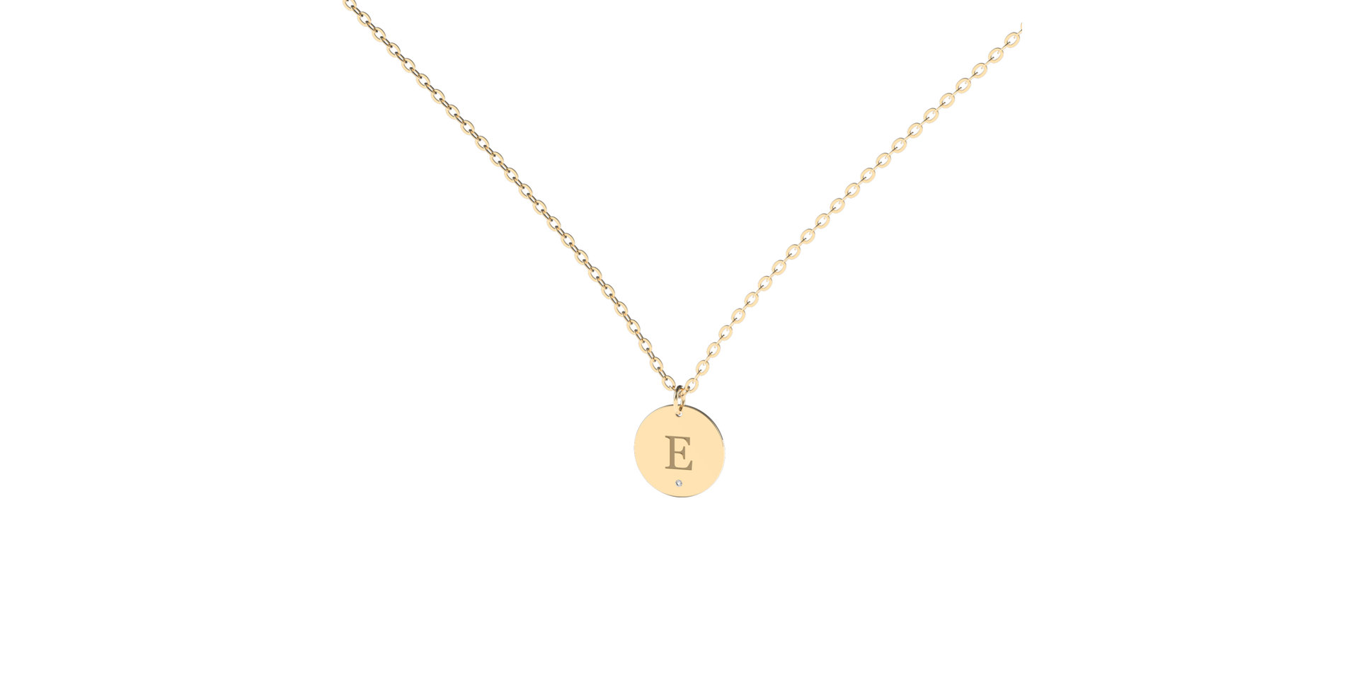 Náhrdelník s diamantom Little Coins E