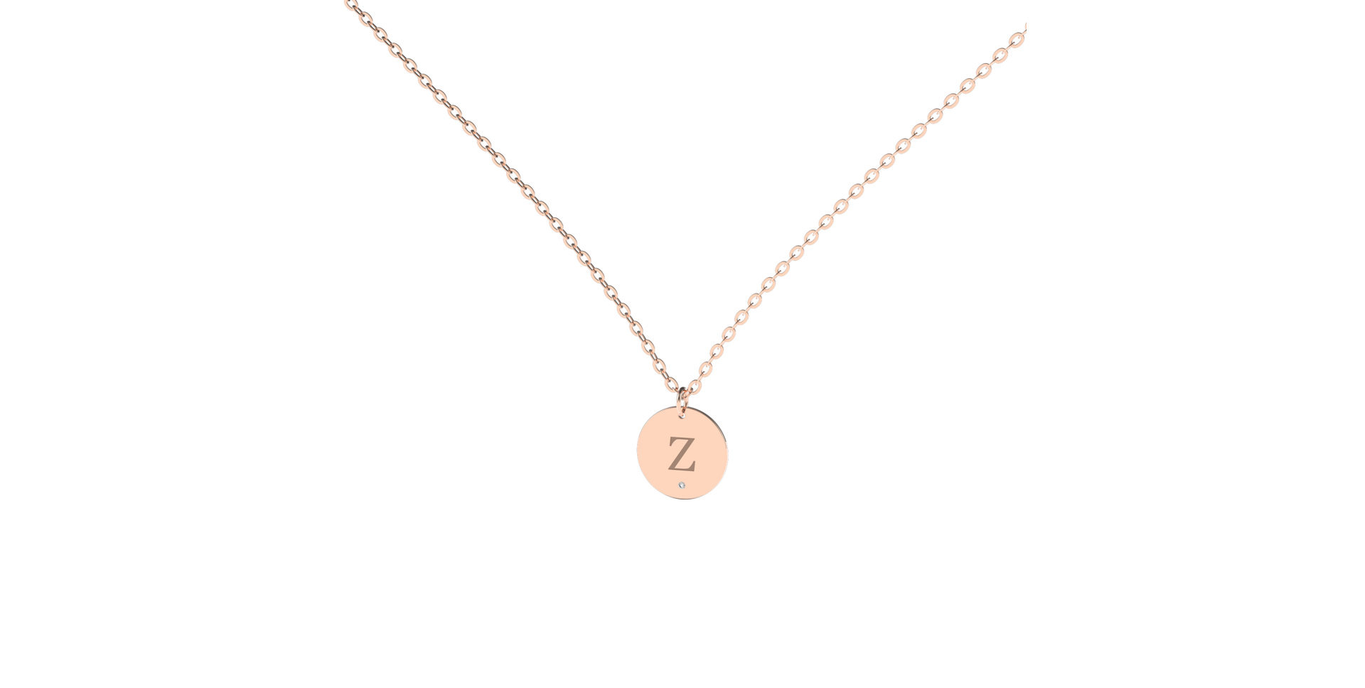 Náhrdelník s diamantom Little Coins Z