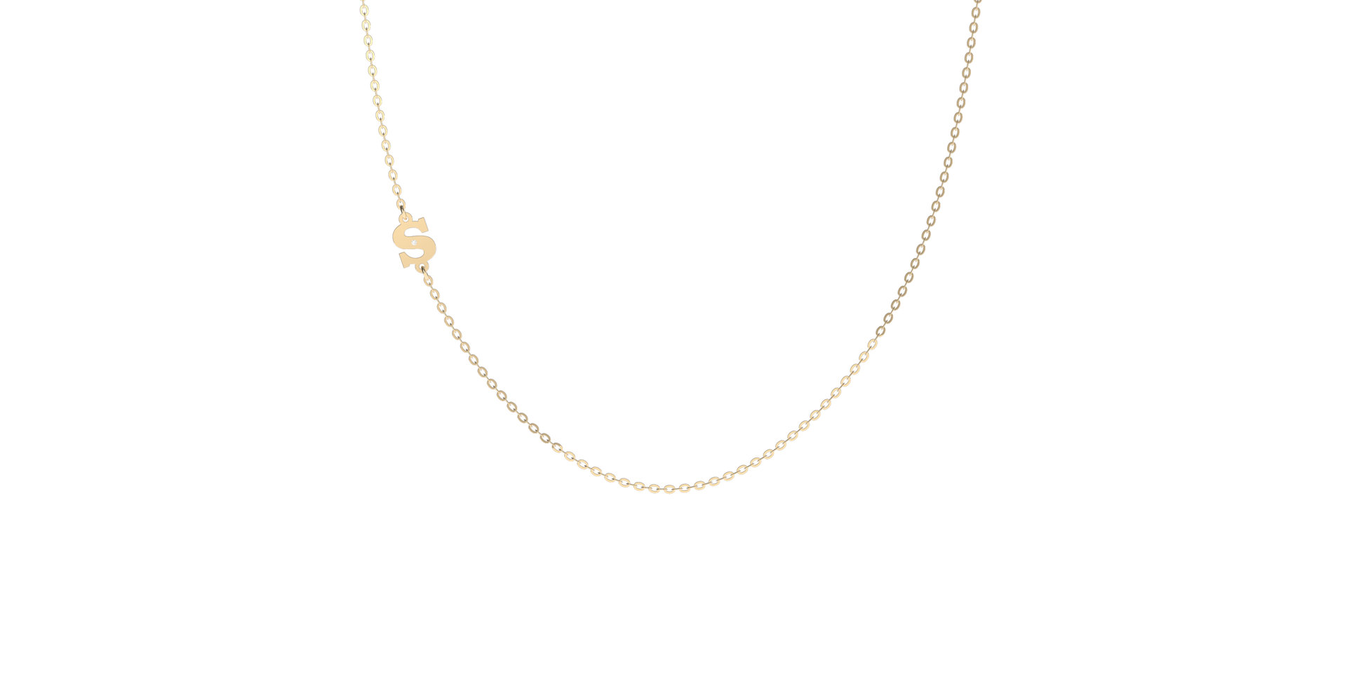 Náhrdelník s diamantom Big Line S