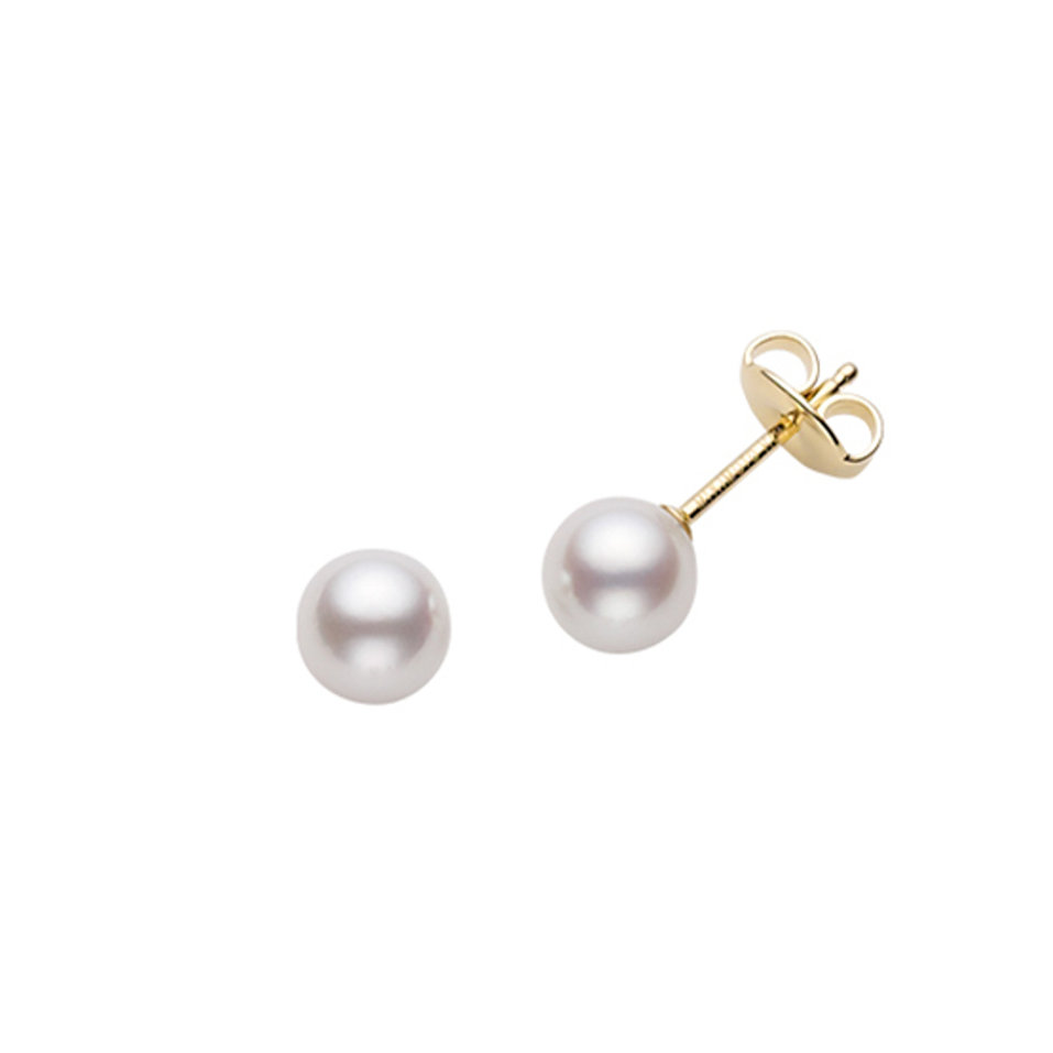 Náušnice s morskou bielou perlou Earrings