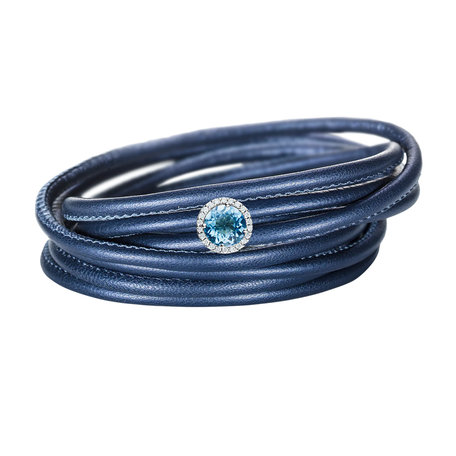 Prívesok s topásom a diamantmi Espressivo