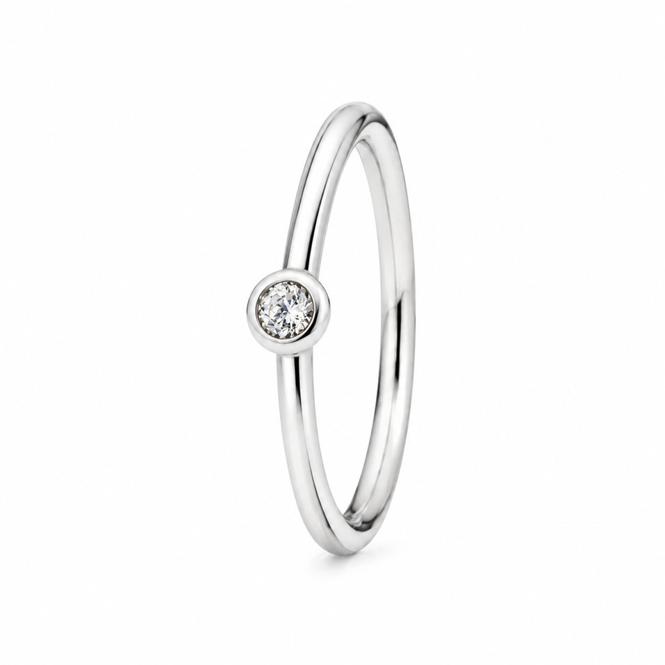 Prsteň s diamantom Diamante in Amore
