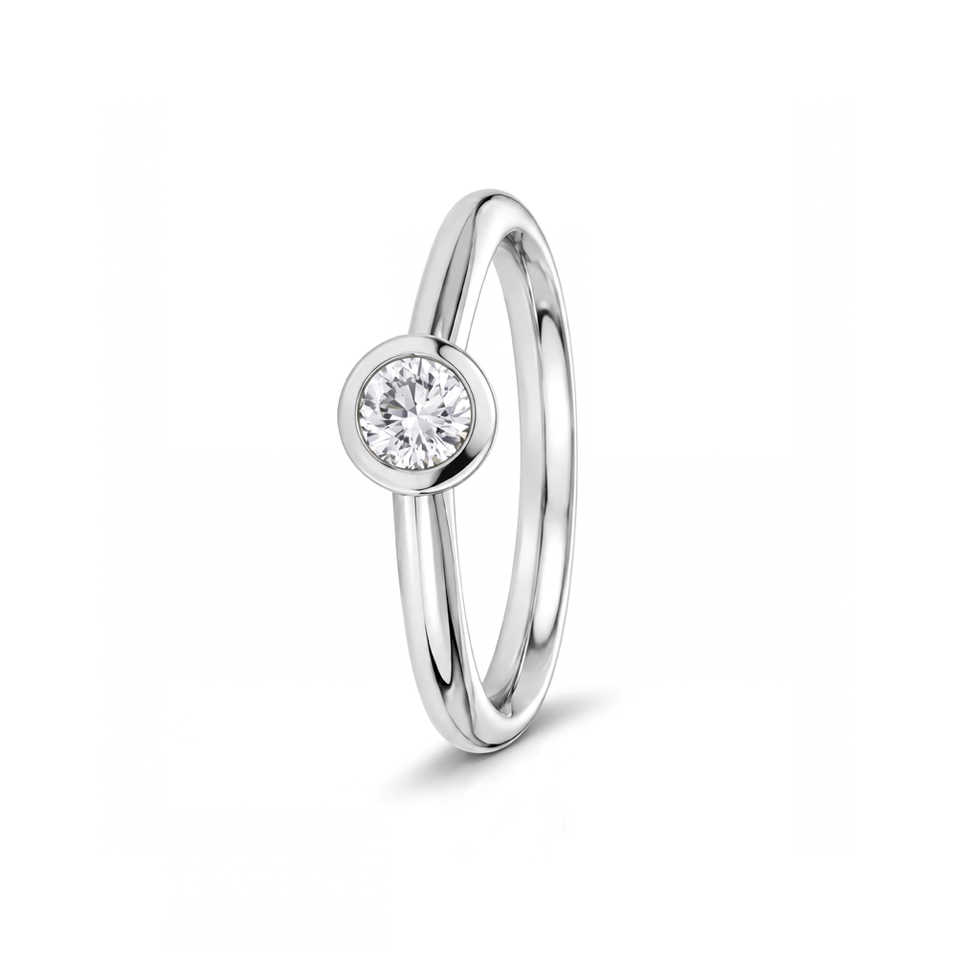 Prsteň s diamantom Diamante in Amore