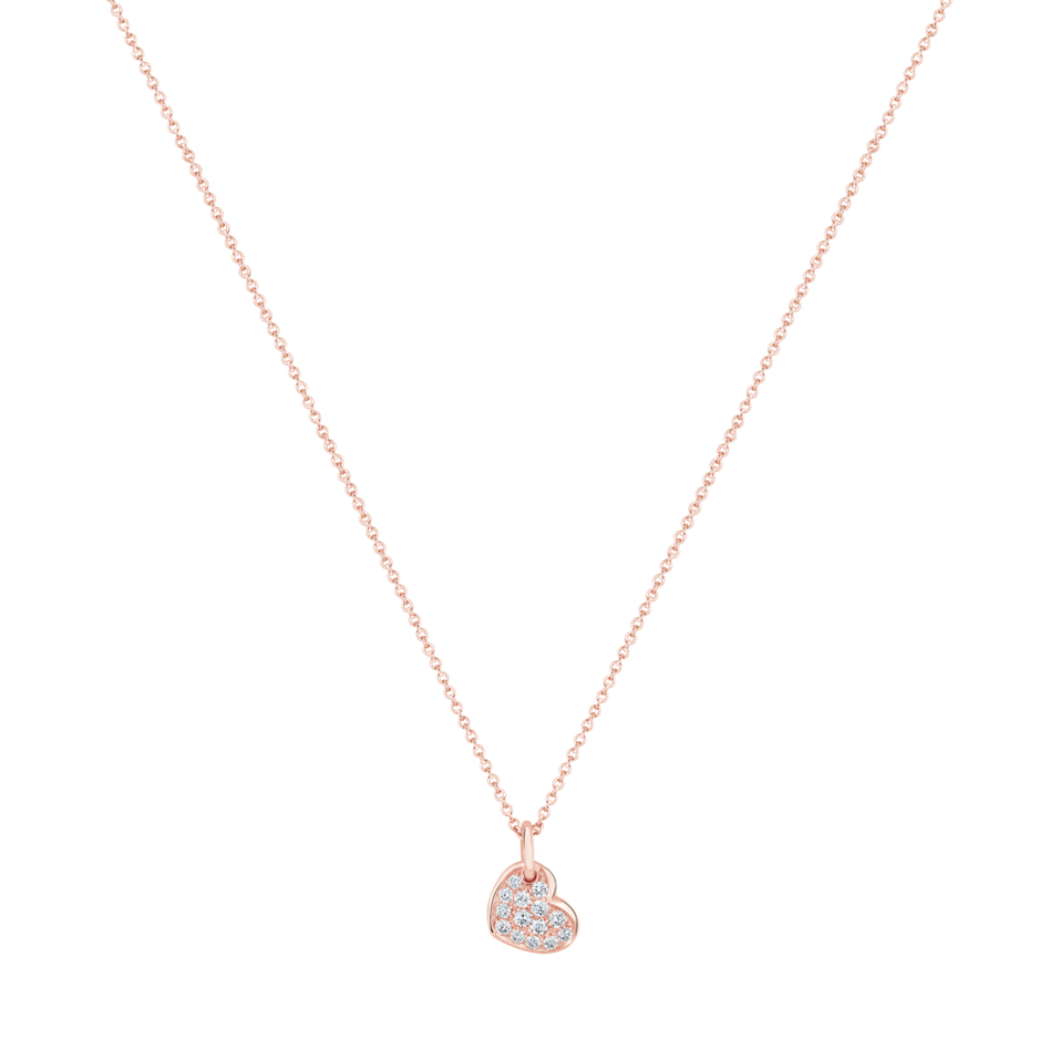 Náhrdelník s diamantmi Amorous
