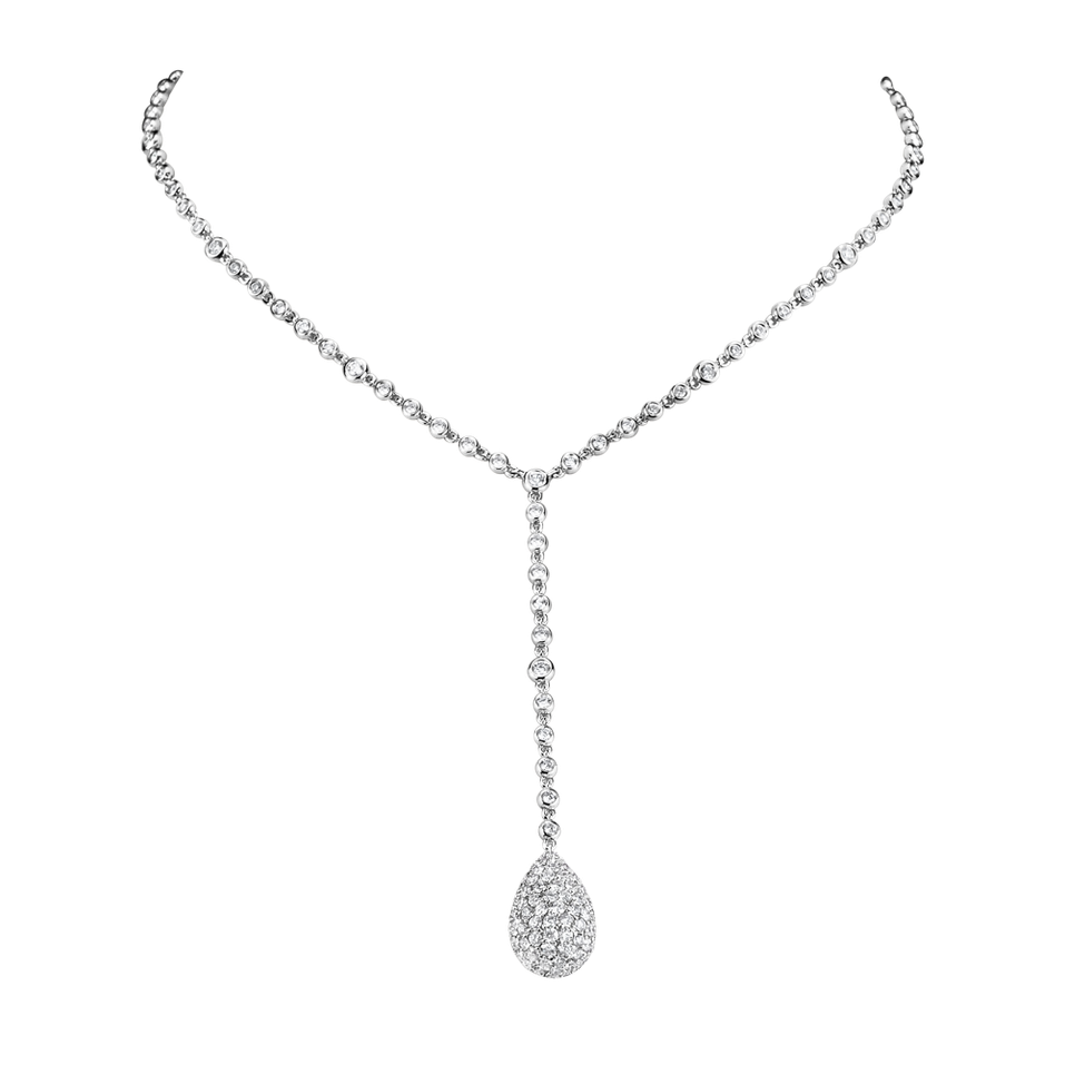 Náhrdelník s diamantmi Dew Drop