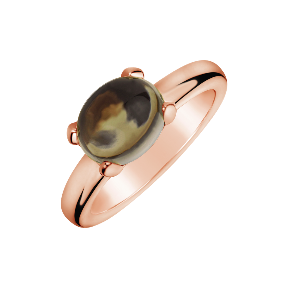 Prsteň smoky quartz Celsa