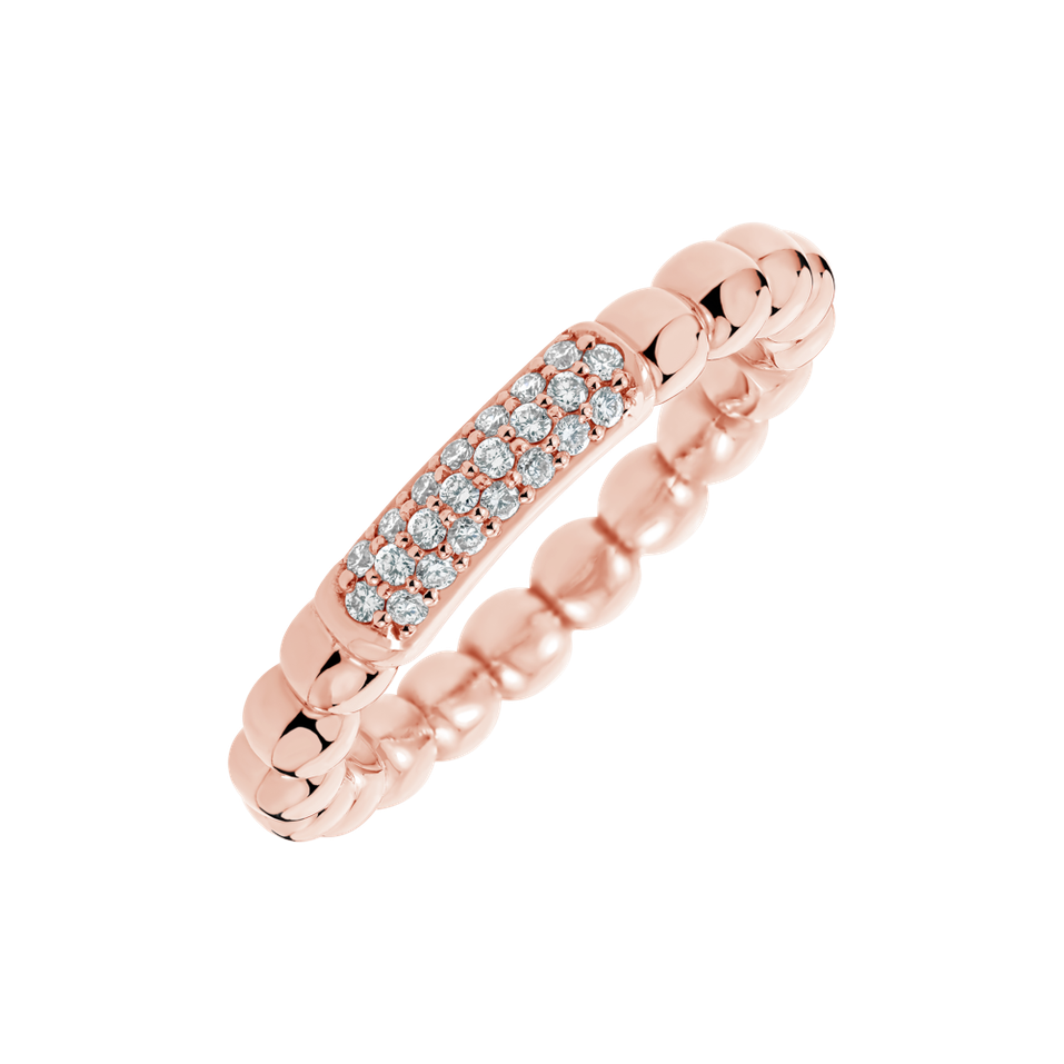Prsteň s diamantmi Ravelle