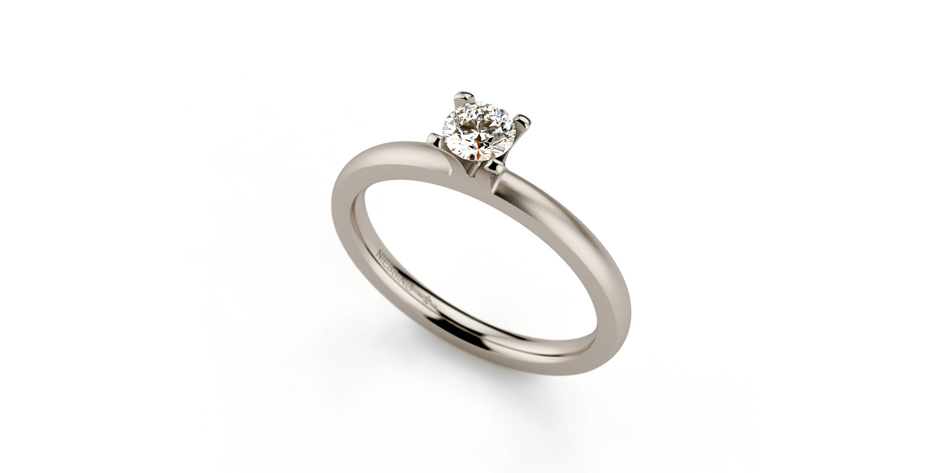 Prsteň s diamantom Amatis 4 prongs