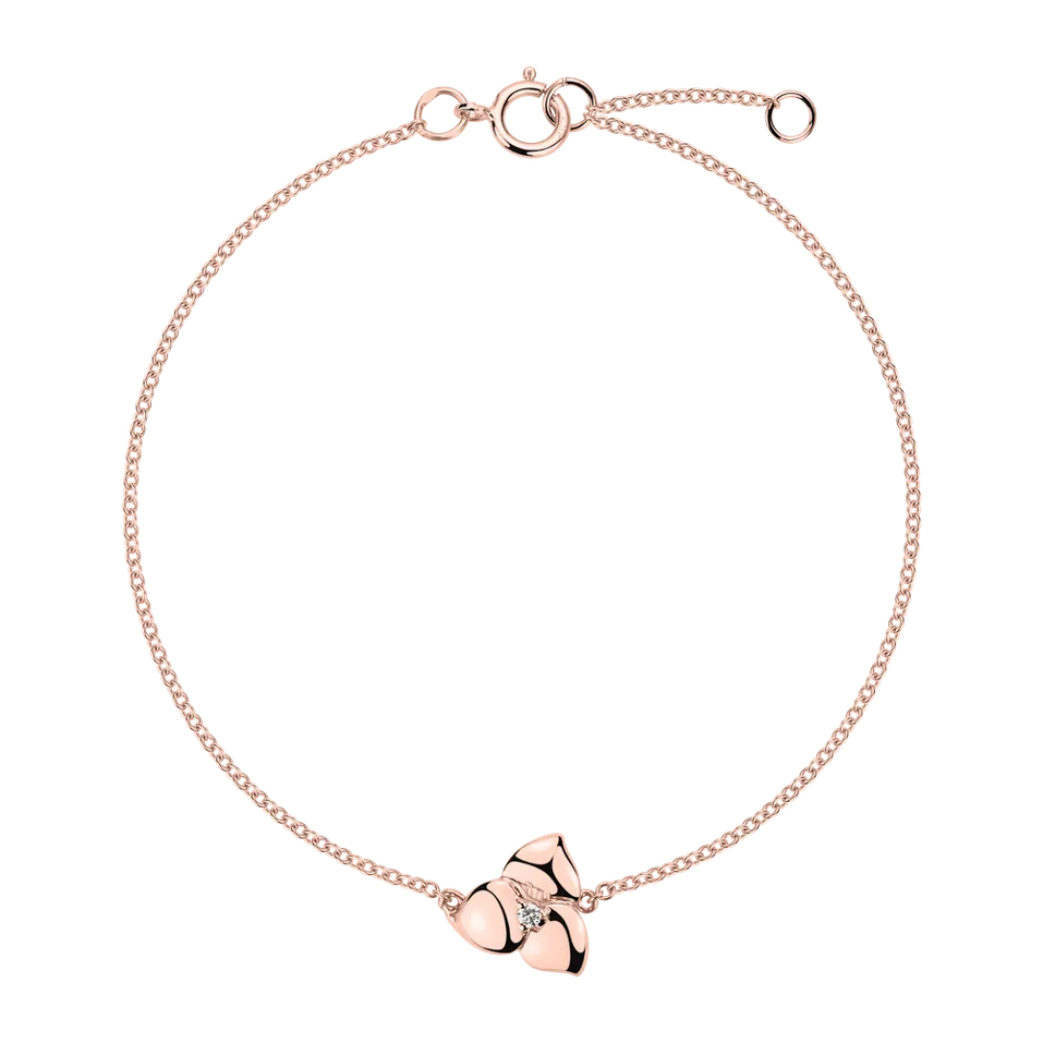Náramok s diamantom Petal