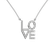 Náhrdelník s diamantmi Love2