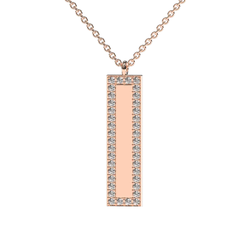 Náhrdelník s diamantmi Diamond Shimmer