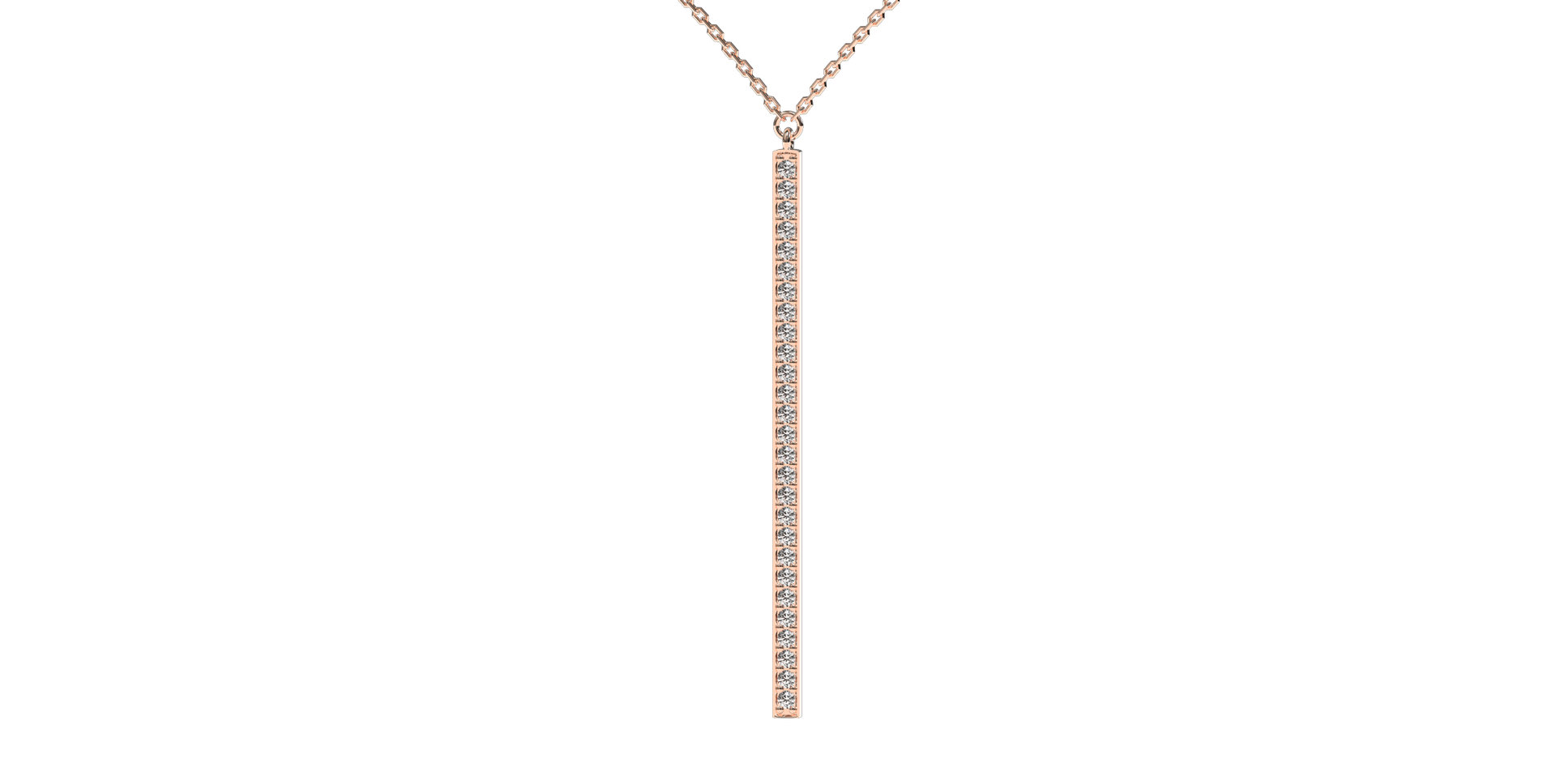 Náhrdelník s diamantmi Precious Dash