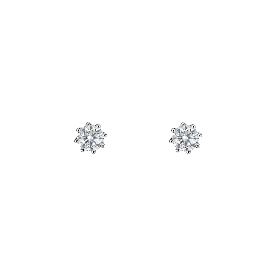 Náušnice s diamantom Essential Sparks