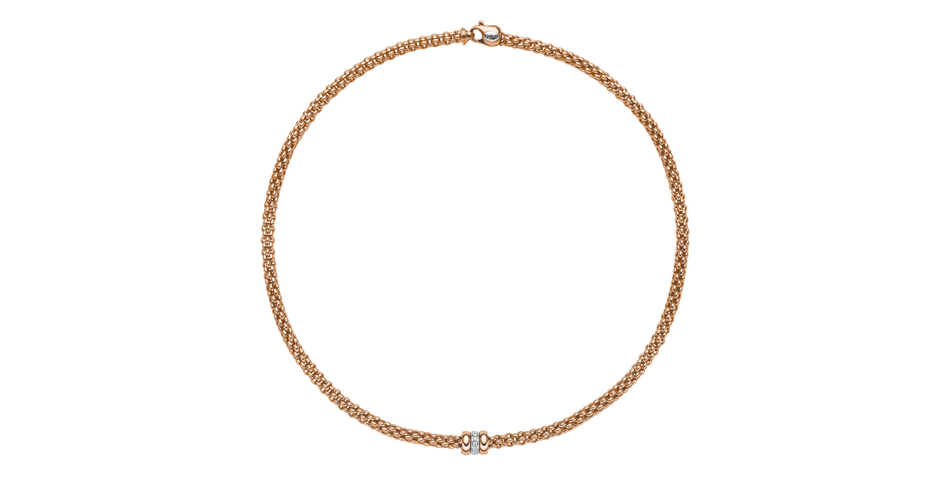 Náhrdelník s diamantmi Flex'it