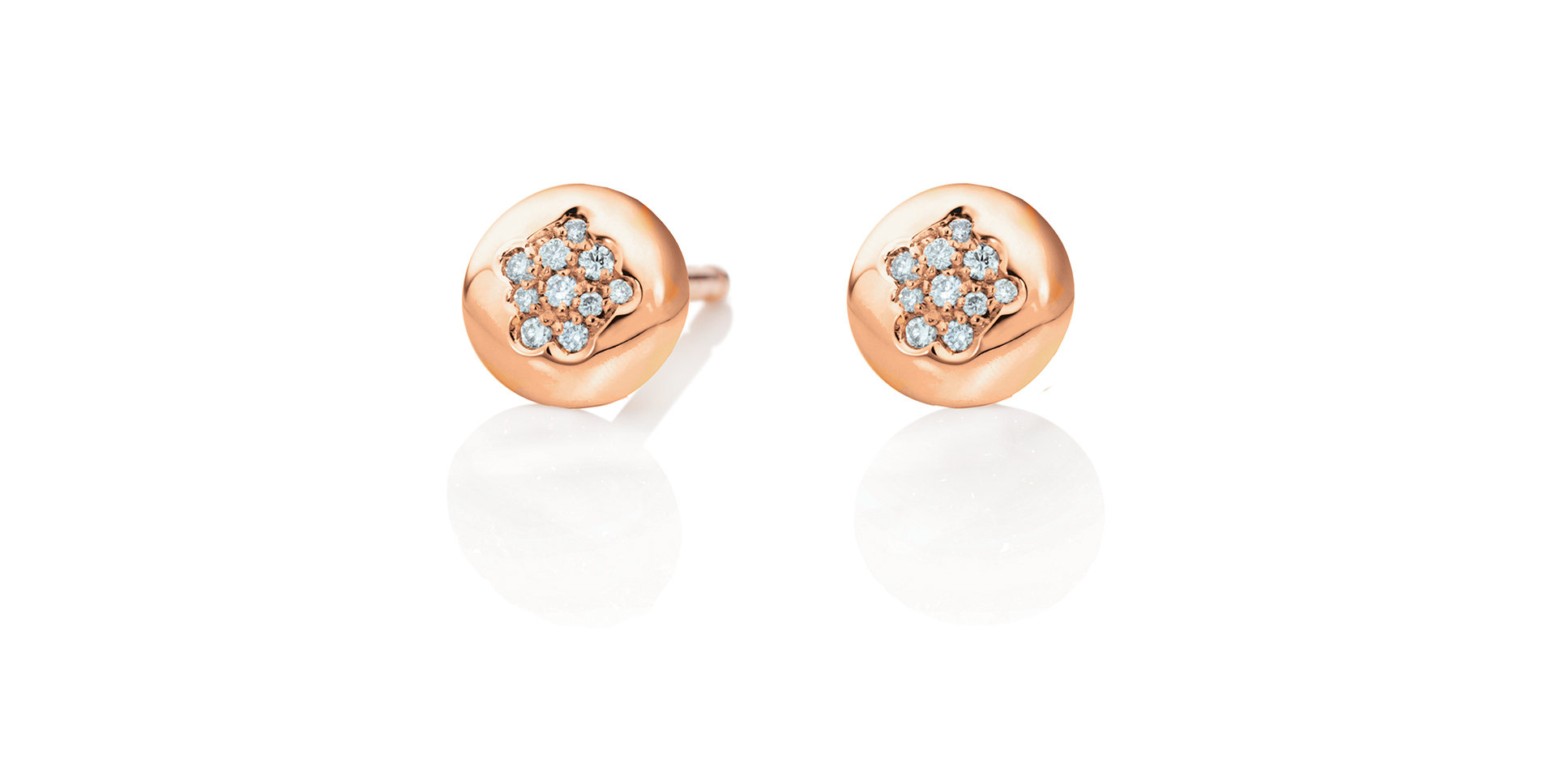 Náušnice s diamantmi Dolcini