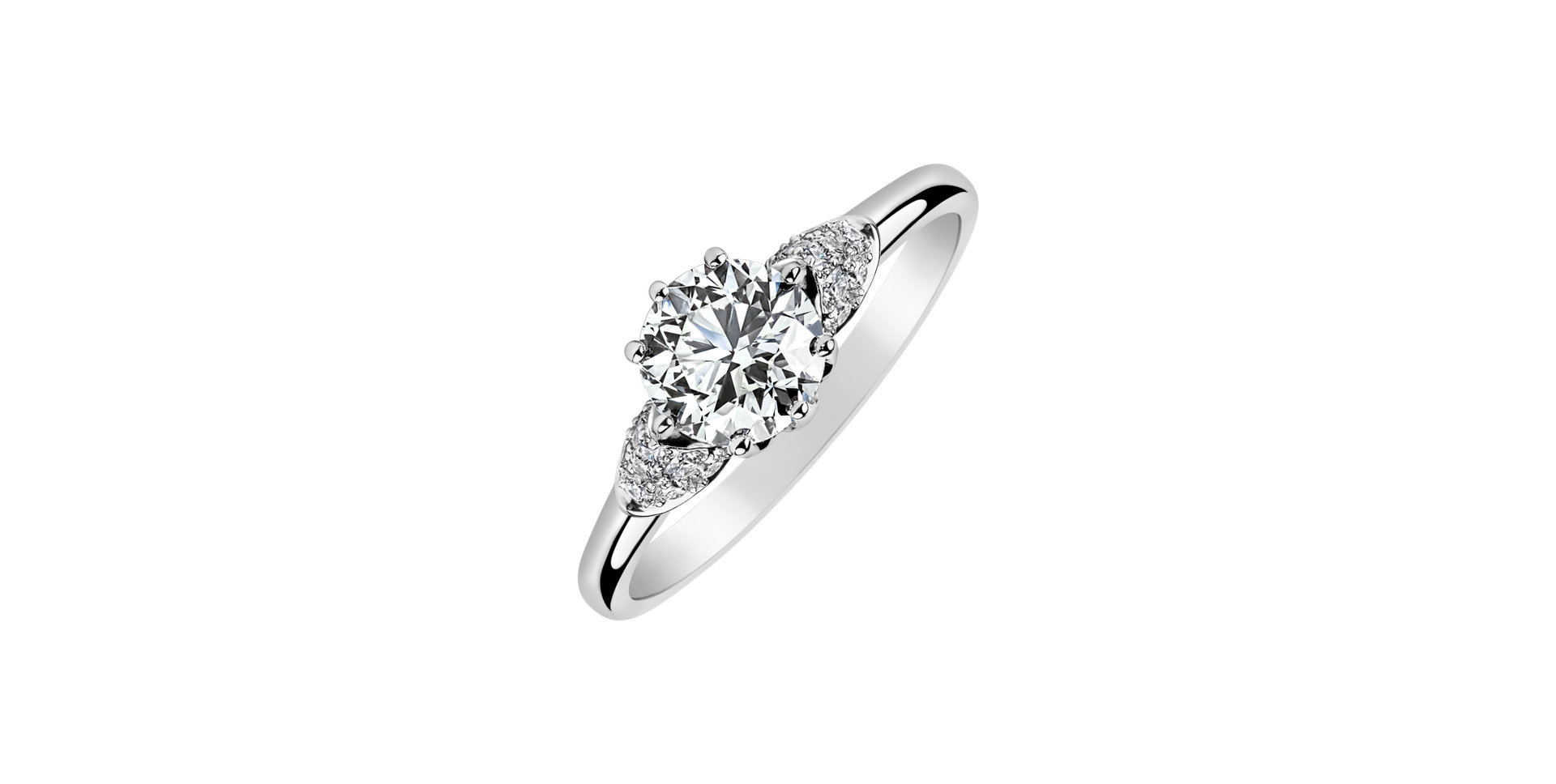 Prsteň s diamantmi Magic Gentility