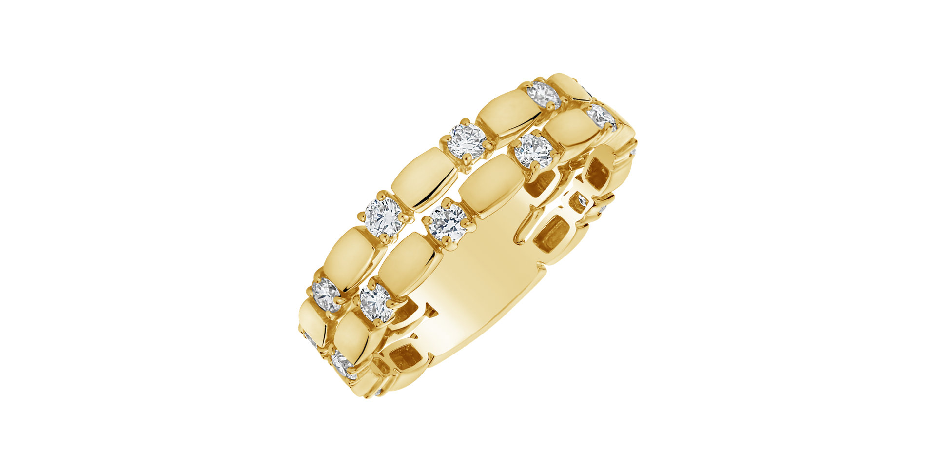 Prsteň s diamantmi Myana