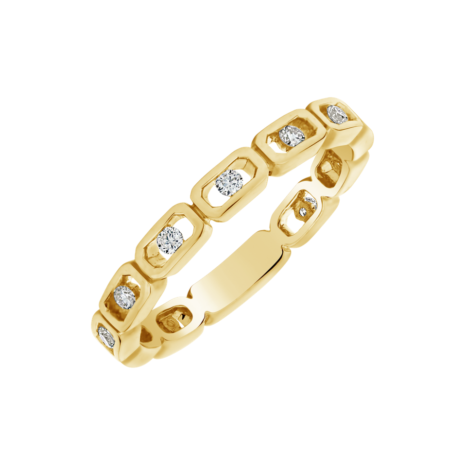 Prsteň s diamantmi Dominus