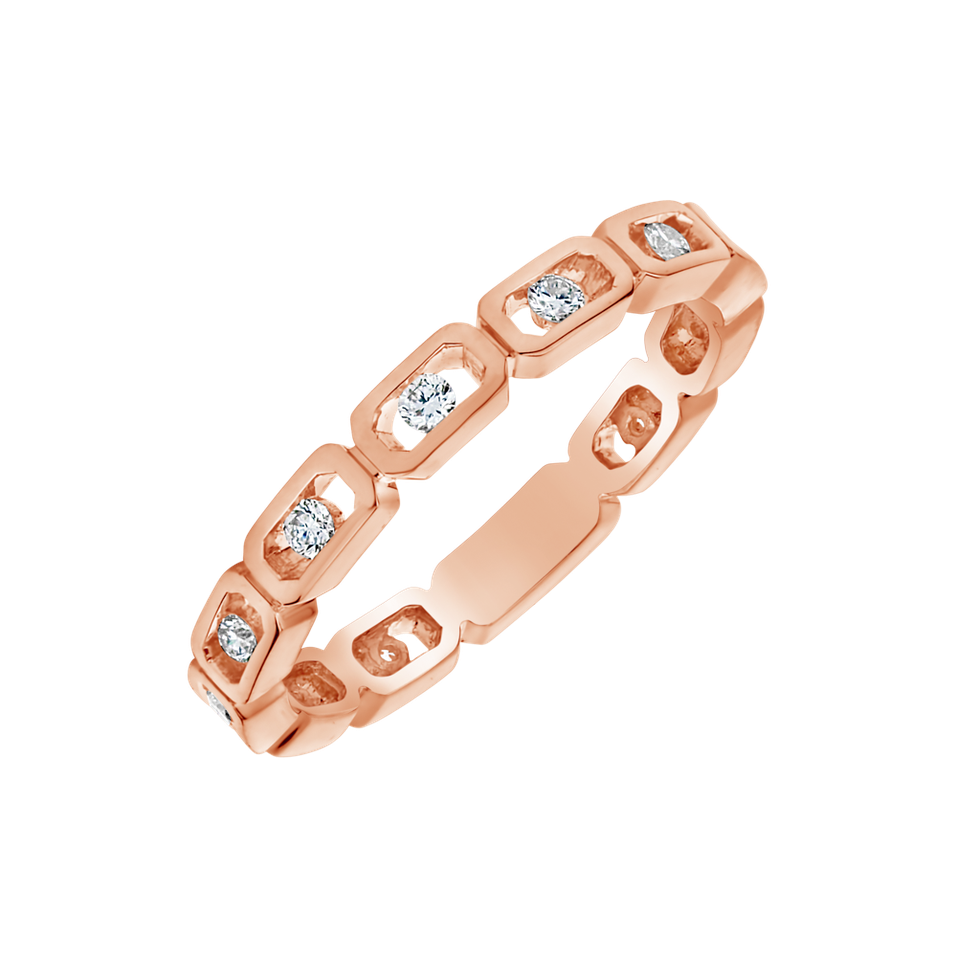 Prsteň s diamantmi Magna