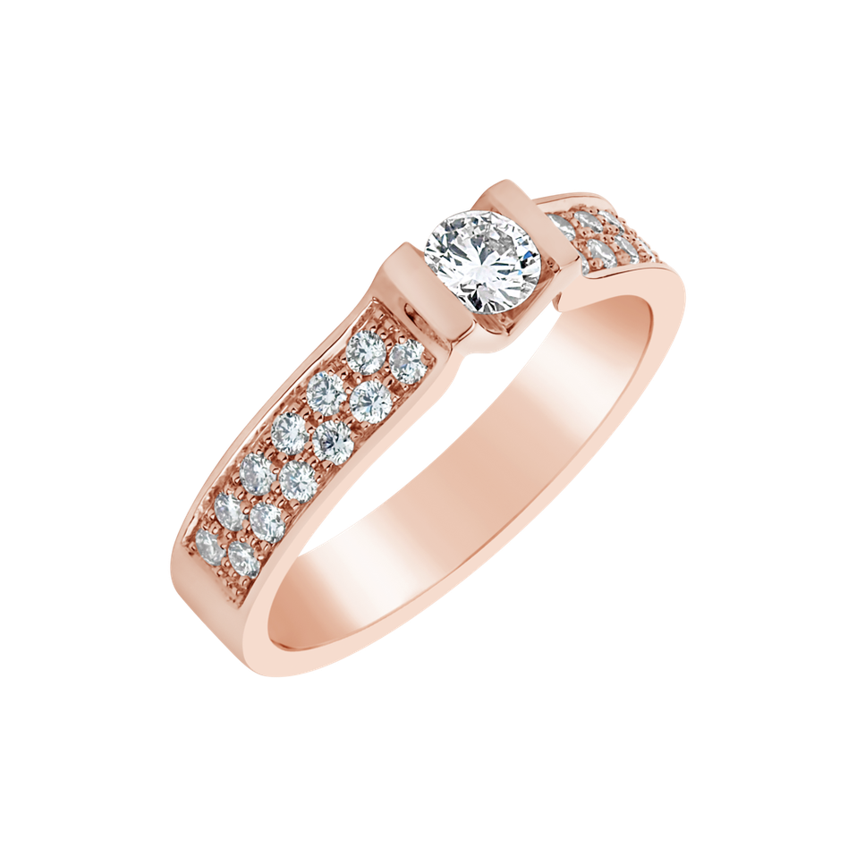 Prsteň s diamantmi Regina