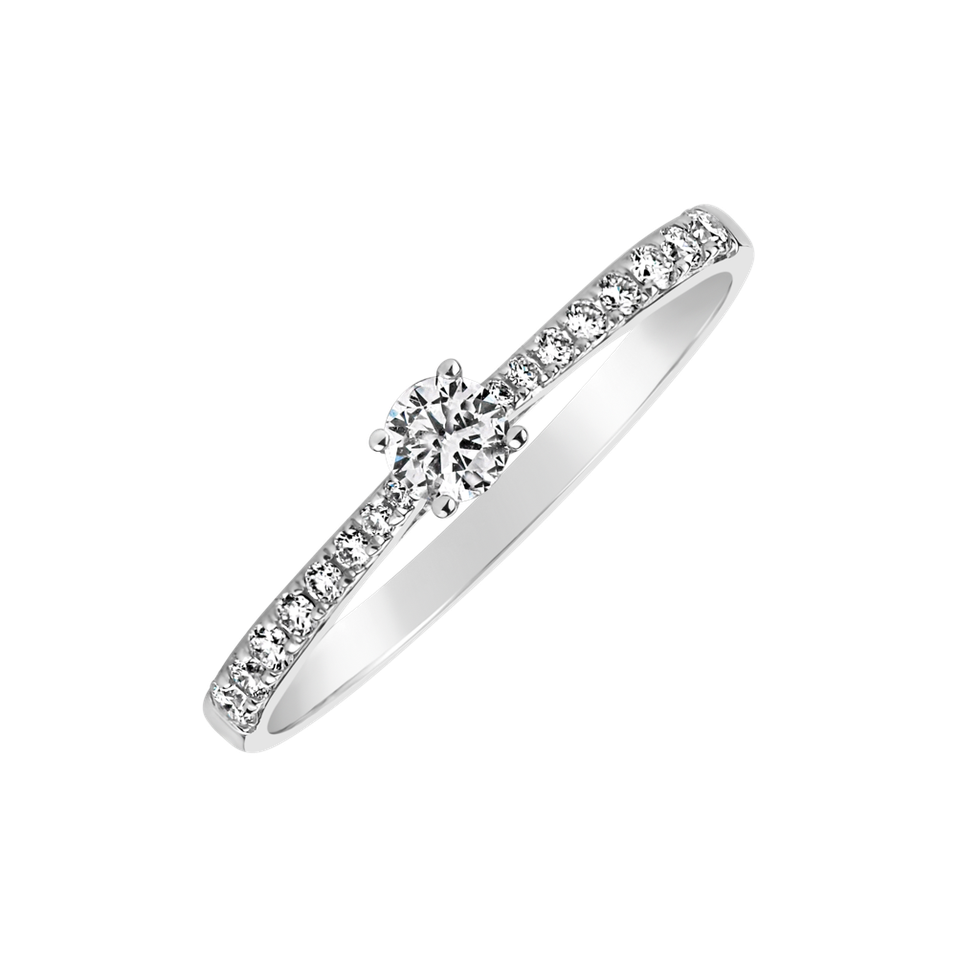 Prsteň s diamantmi Victoria