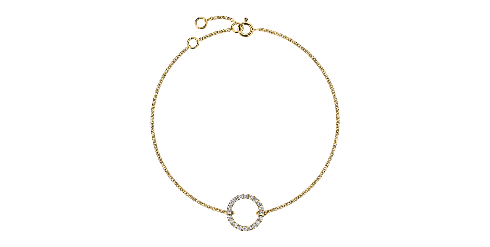 Náramok s diamantmi Golden Meridian
