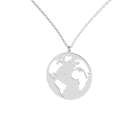 Náhrdelník s diamantom Earth