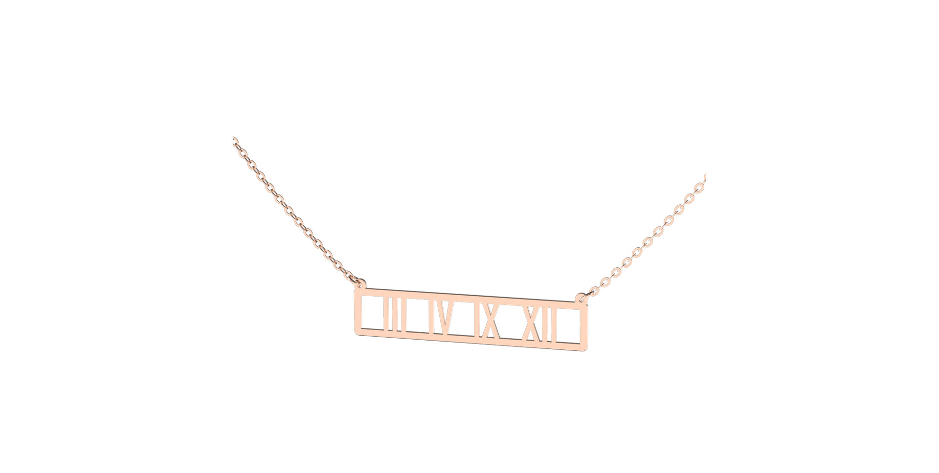 Náhrdelník s diamantom Precious Time