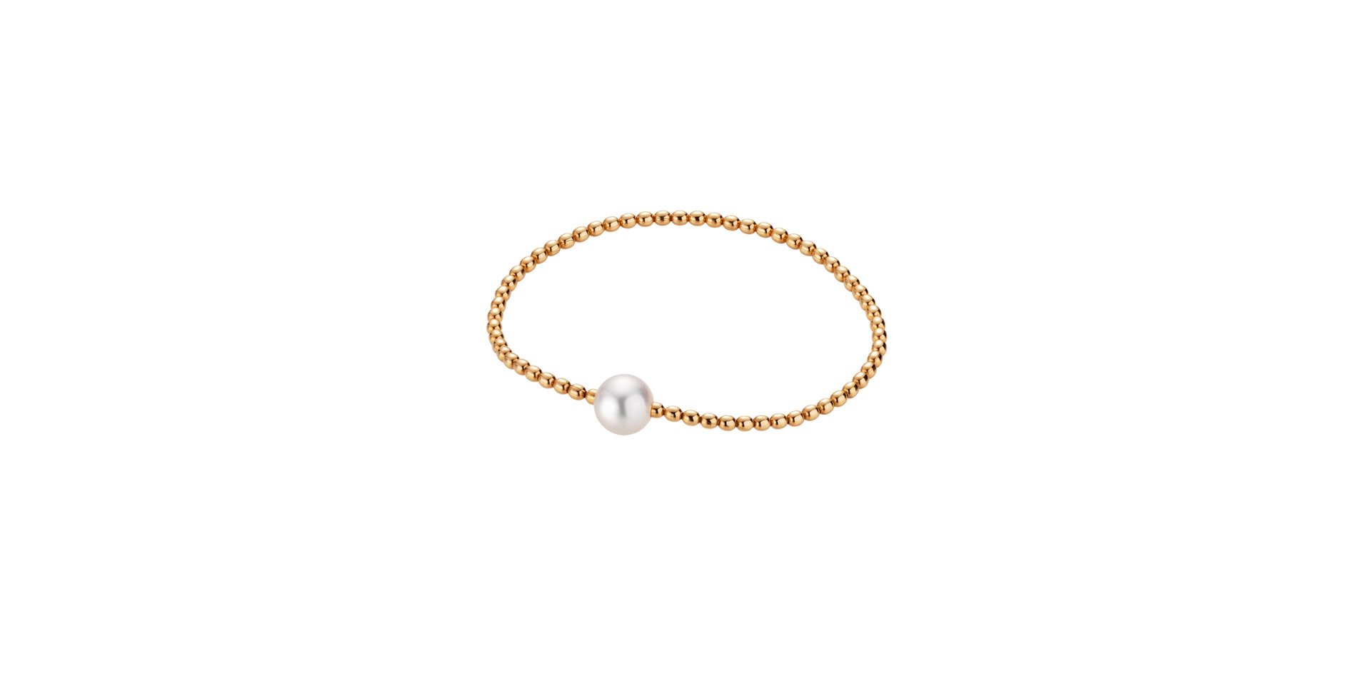 Náramok s morskou bielou perlou Flex Delight