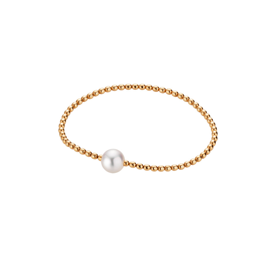 Náramok s morskou bielou perlou Flex Delight