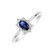 Prsteň so zafírom a diamantmi Trixie Princess2