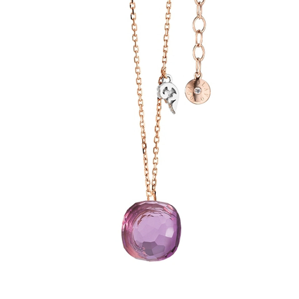 Náhrdelník s ametystom Happy Holi