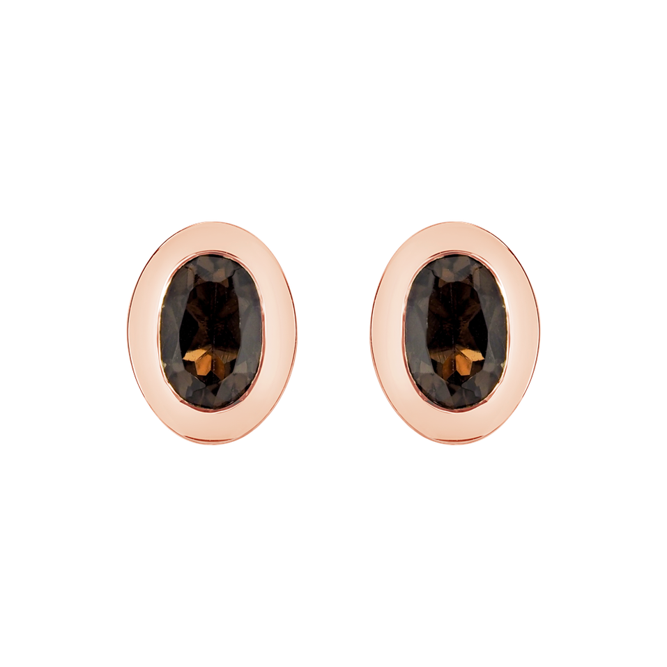 Náušnice s quartzom Sylvette