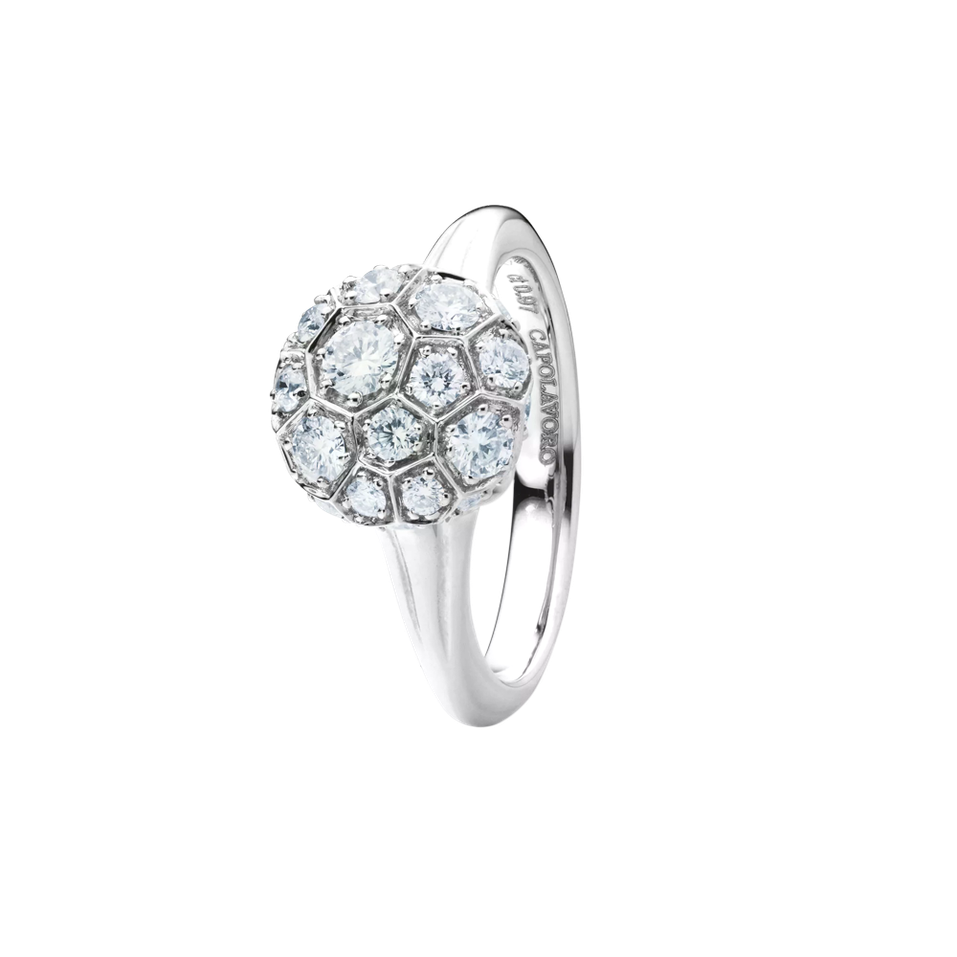 Prsteň s diamantmi Fiore Magico
