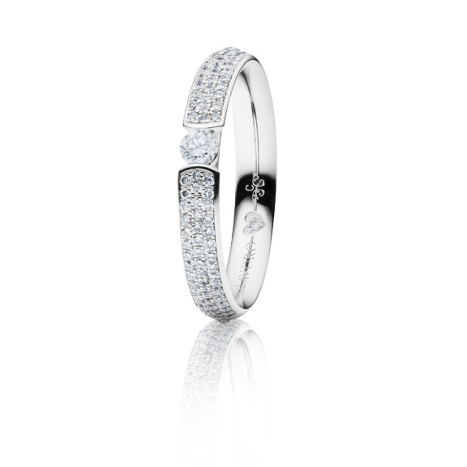 Prsteň s diamantmi Diamante in Amore