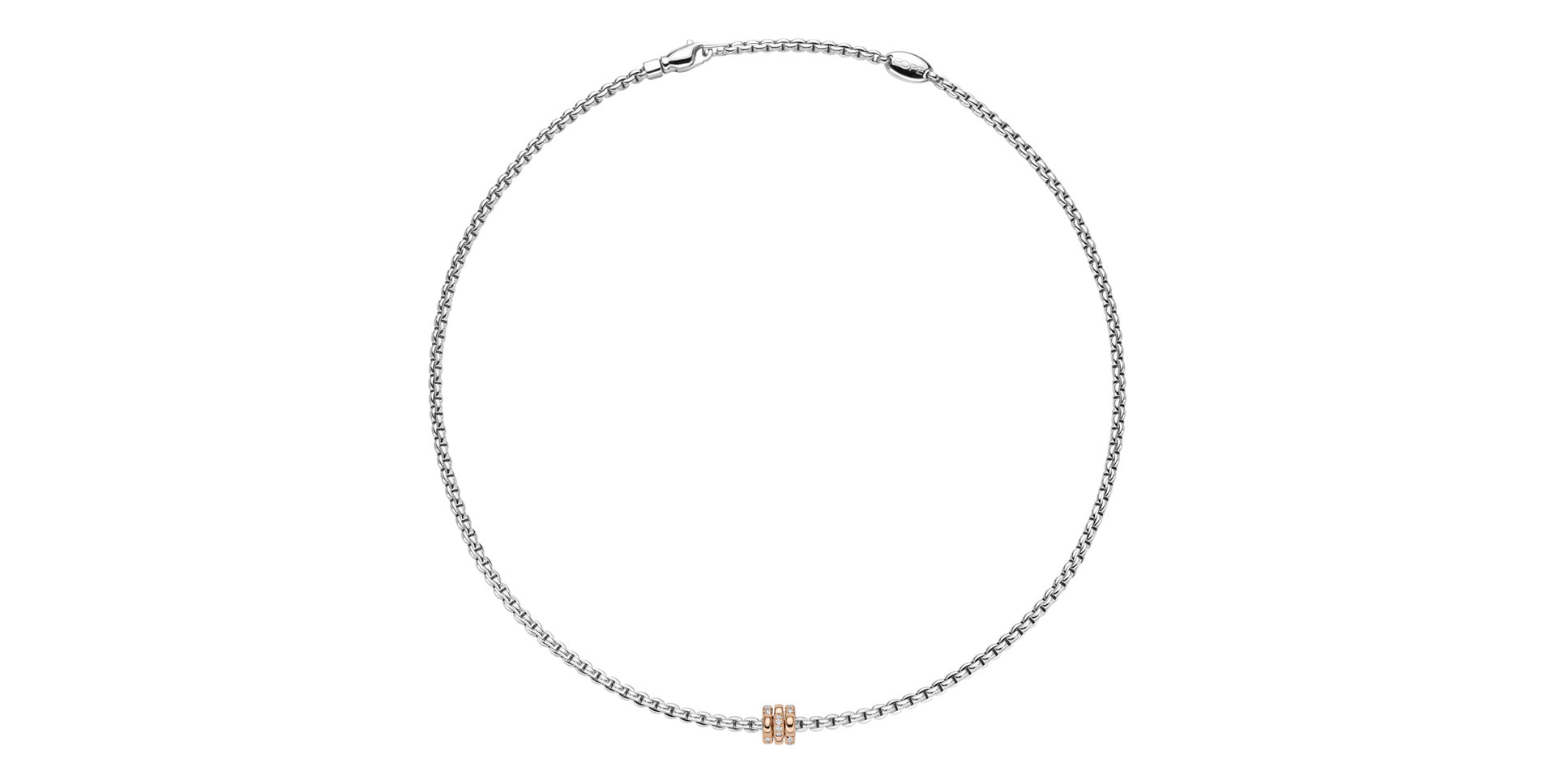 Náhrdelník s diamantmi Flex'it