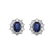 Náušnice s diamantmi a zafírom Princess2