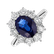 Prsteň s diamantmi a zafírom Princess2