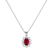 Přívěsok s rubínom a diamantmi Goddess Elegance2