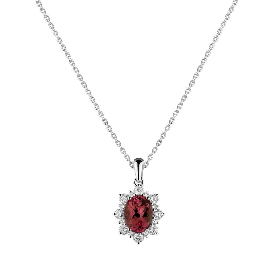 Přívěsok s rubínom a diamantmi Royal Aurora