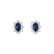 Náušnice s zafírom a diamantmi Mary Magdalene2