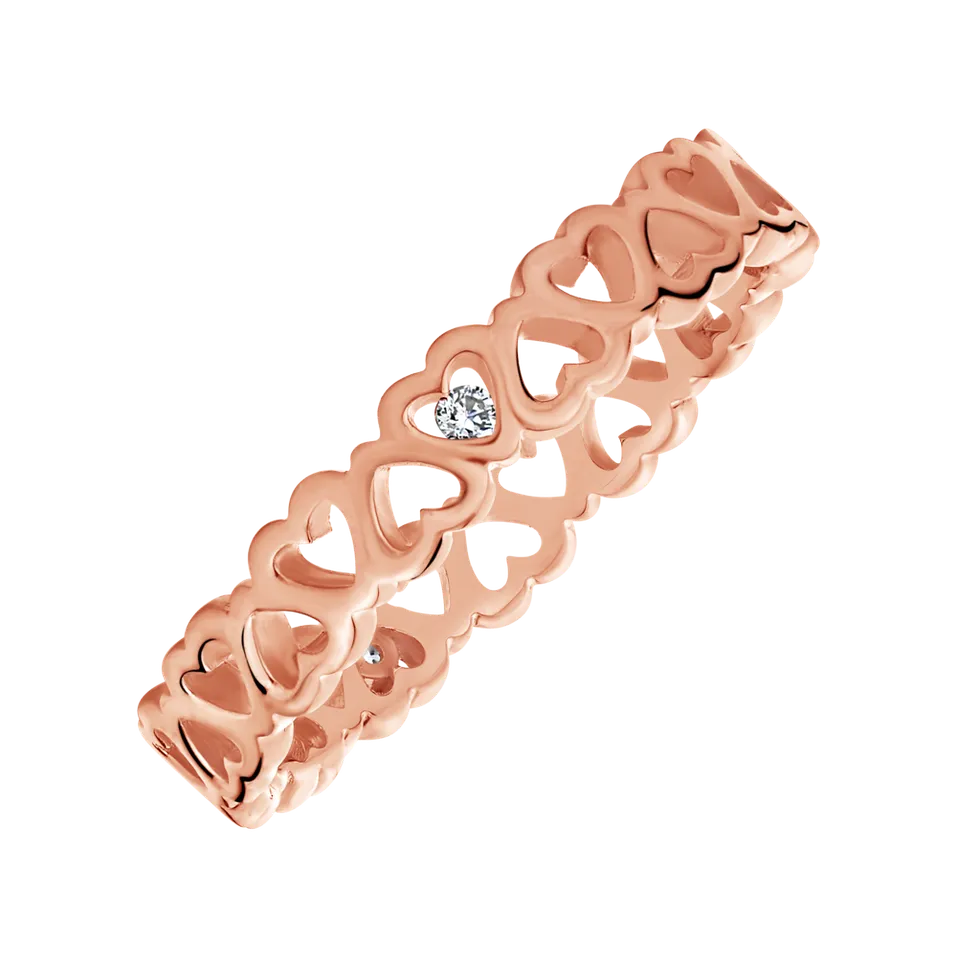 Prsteň s diamantom Love Contour