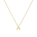Náhrdelník s diamantom Flat Line A2
