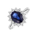 Prsteň so zafírom a diamantmi Princess Sparkle2