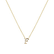 Náhrdelník s diamantom Flat Line F2
