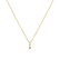 Náhrdelník s diamantom Flat Line I2