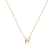 Náhrdelník s diamantom Flat Line N2