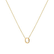 Náhrdelník s diamantom Flat Line O2