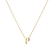 Náhrdelník s diamantom Flat Line P2